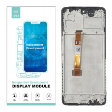 IKREA Pantalla completa con marco para Oppo A60 4G CPH2631 negra Calidad Premium(Assembled) 