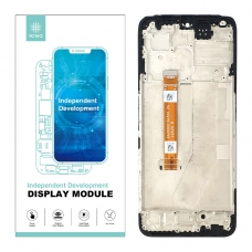 IKREA Pantalla completa con marco para Oppo A77 5G/A57 5G CPH2387 negra Calidad Premium(Assembled) 