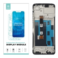 IKREA Pantalla completa con marco para Oppo Realme C51 negra original China(Assembled)  