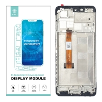 IKREA Pantalla completa con marco para Oppo Realme C55 Flex AA520-TM negra