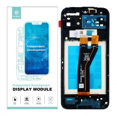 IKREA Pantalla completa con marco para Samsung Galaxy A14 5G A146B negra original China(Assembled) 