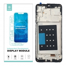 IKREA Pantalla completa con marco para Samsung Galaxy A16 4G A165 negra