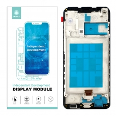 IKREA Pantalla completa con marco para Samsung Galaxy A21S A217 negra original China(Assembled) 