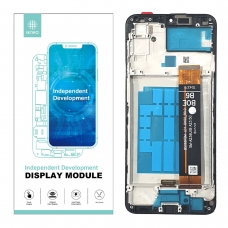 IKREA Pantalla completa con marco para Samsung Galaxy A23 5G A236 negra original China(Assembled) 