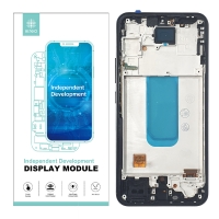 IKREA Pantalla completa con marco para Samsung Galaxy A34 5G A346 negra OLED