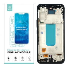IKREA Pantalla completa con marco para Samsung Galaxy A54 5G A546 negra OLED