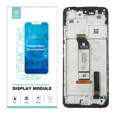 IKREA Pantalla completa con marco para Xiaomi Pocophone M3 Pro 5G M2103K19PG/Redmi Note 10 5G negra original China(Assembled)