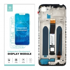IKREA Pantalla completa con marco para Xiaomi Redmi 10C negra original China(Assembled)