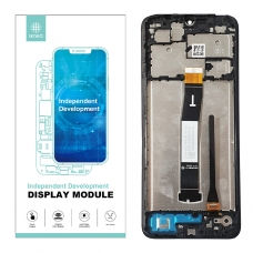 IKREA Pantalla completa con marco para Xiaomi Redmi 12C negra original China(Assembled)