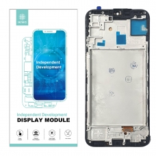IKREA Pantalla completa con marco para Samsung Galaxy A15 5G A156/A15 4G A155 negra OLED