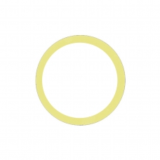 Anillo metálico amarillo de cámara trasera para iPhone 11 