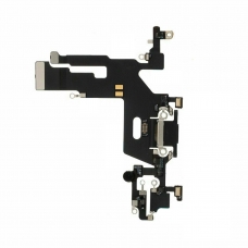 Flex con conector de carga datos y accesorios lightning negro para iPhone 11 A2221 original