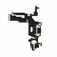 Flex con conector de carga datos y accesorios lightning negro para iPhone 11 A2221