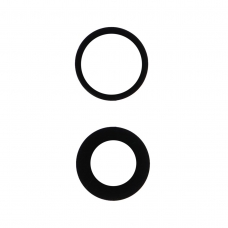 Set de lentes negras para iPhone 11(2Pcs）
