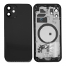 Chasis negro sin pieza para iPhone 12 6.1