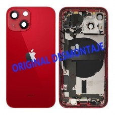 Chasis con piezas para iPhone 13 Mini rojo original desmontaje
