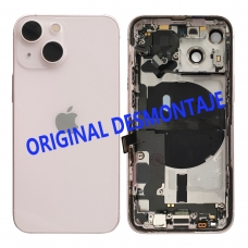 Chasis con piezas para iPhone 13 Mini rosa original desmontaje