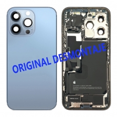 Chasis trasero con piezas y batería para iPhone 13 Pro azul original desmontaje(Grado A)