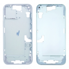 Carcasa intermedia con bandeja SIM y botones para iPhone 15 Plus azul