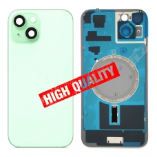 Tapa trasera con soporte tallada en frío integrado para iPhone 15 Plus verde