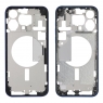 Carcasa intermedia con bandeja SIM y botones para iPhone 15 Pro Max azul