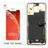 Pantalla completa para iPhone 15 Pro Max negra DURA(RJ)