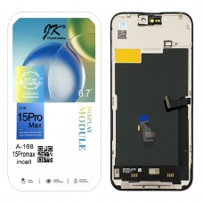 Pantalla completa para iPhone 15 Pro Max negra JK IN-CELL