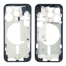 Carcasa intermedia con bandeja SIM y botones para iPhone 15 Pro azul