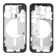 Carcasa intermedia con bandeja SIM y botones para iPhone 15 Pro negra