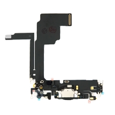 Flex de carga con conector tipo-c negro para iPhone 15 Pro A2848 original
