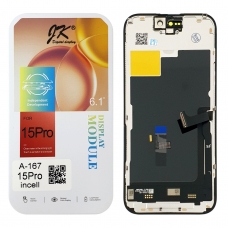 Pantalla completa para iPhone 15 Pro negra JK IN-CELL