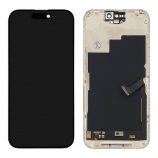 Pantalla completa para iPhone 15 Pro negra original reparada
