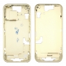 Carcasa intermedia con bandeja SIM y botones para iPhone 15 amarilla