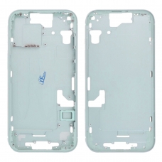 Carcasa intermedia con bandeja SIM y botones para iPhone 15 azul