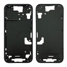Carcasa intermedia con bandeja SIM y botones para iPhone 15 negra