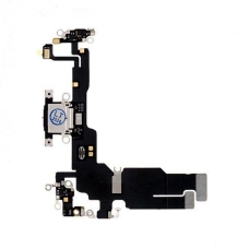 Flex con conector de carga lightning negro para iPhone 15 A3090 original