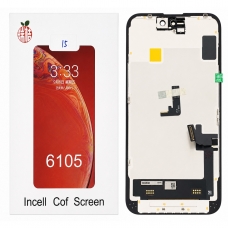 Pantalla completa para iPhone 15 negra incell DURA(RJ)
