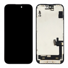 Pantalla completa para iPhone 15 negra original reparada