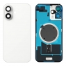Tapa trasera con soporte para iPhone 16 Plus blanca