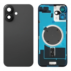 Tapa trasera con soporte para iPhone 16 Plus negra