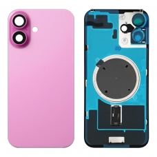 Tapa trasera con soporte para iPhone 16 Plus rosa