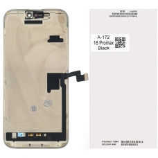 Pantalla completa para iPhone 16 Pro Max negra original(Service Pack)