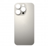 Tapa trasera para iPhone 16 Pro Max titanio natural