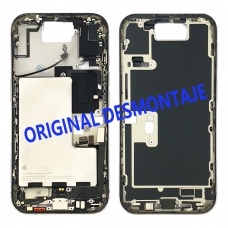 Carcasa intermedia con batería para iPhone 16 Pro titanio natural original desmontaje