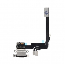 Flex con conector de carga tipo-c negro para iPhone 16 Pro compatible 