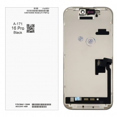 Pantalla completa para iPhone 16 Pro negra original(Service Pack)