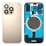 Tapa trasera con soporte para iPhone 16 Pro titanio color desierto