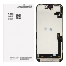 Pantalla completa para iPhone 16 negra original(Service Pack)