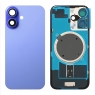 Tapa trasera con soporte para iPhone 16 azul