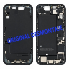 Carcasa intermedia con batería para iPhone 16E negra original desmontaje